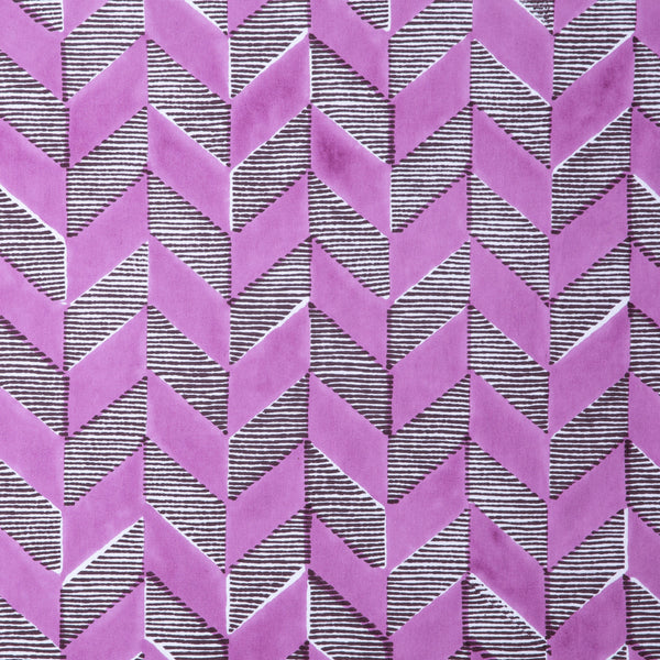 Sumba Mulberry Block Print Fabric Sample