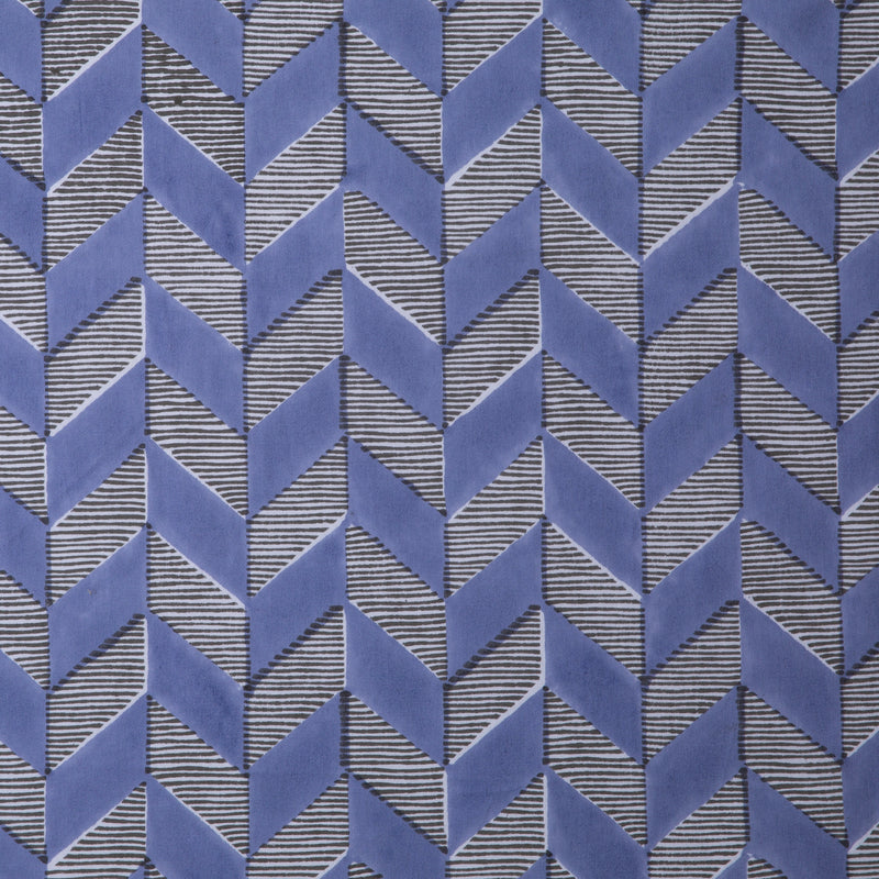 Sumba Hydrangea Block Print Fabric Sample