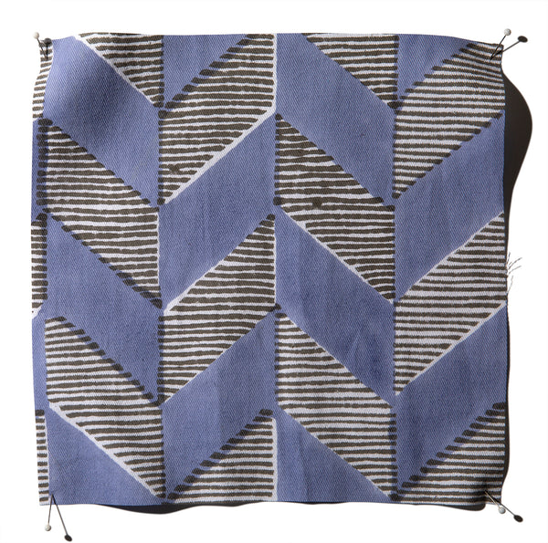 Sumba Hydrangea Block Print Fabric Sample