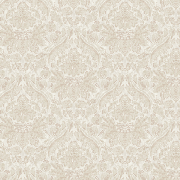 Damaskus Parchment Uncoated Jasmine Wallpaper