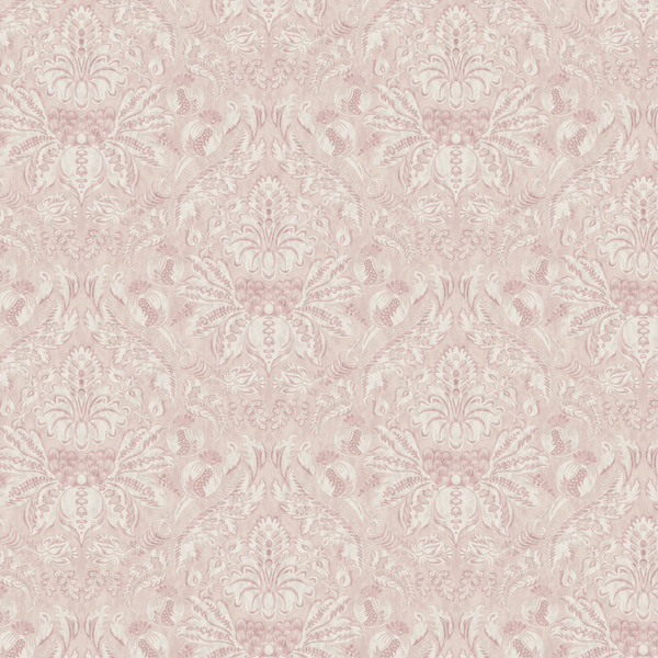Damaskus Grasscloth Rose Wallpaper