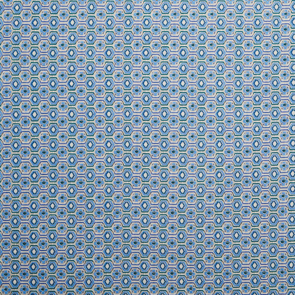 Veneto Prussian Blue Fabric Sample