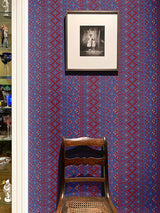 Taklamakan Indigo Wallpaper Sample