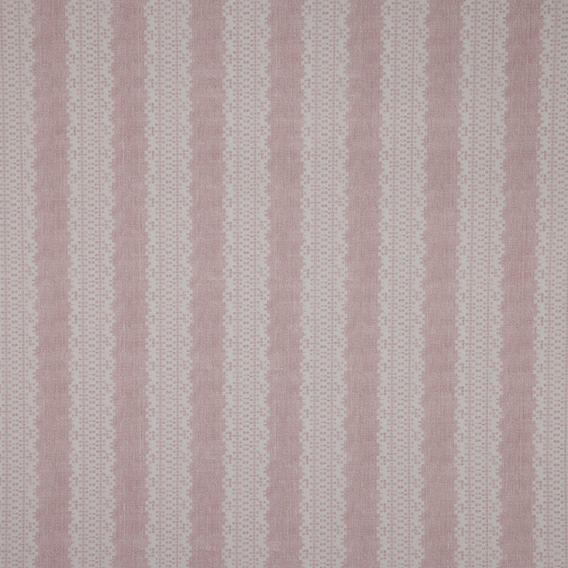 Torchon Stripe Rhubarb Wallpaper