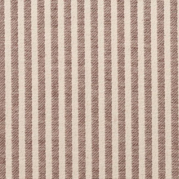 Harbour Stripe Chestnut Cotton Sample