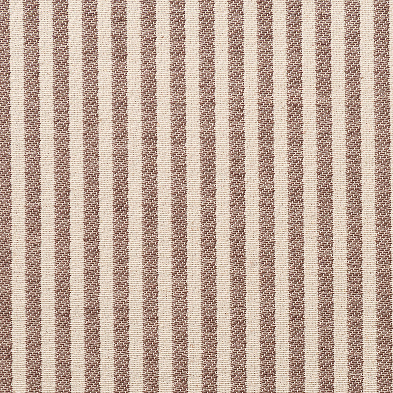 Harbour Stripe Chestnut Cotton Sample