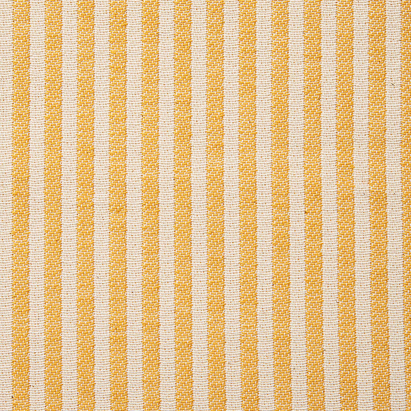 Harbour Stripe Mustard Cotton Sample