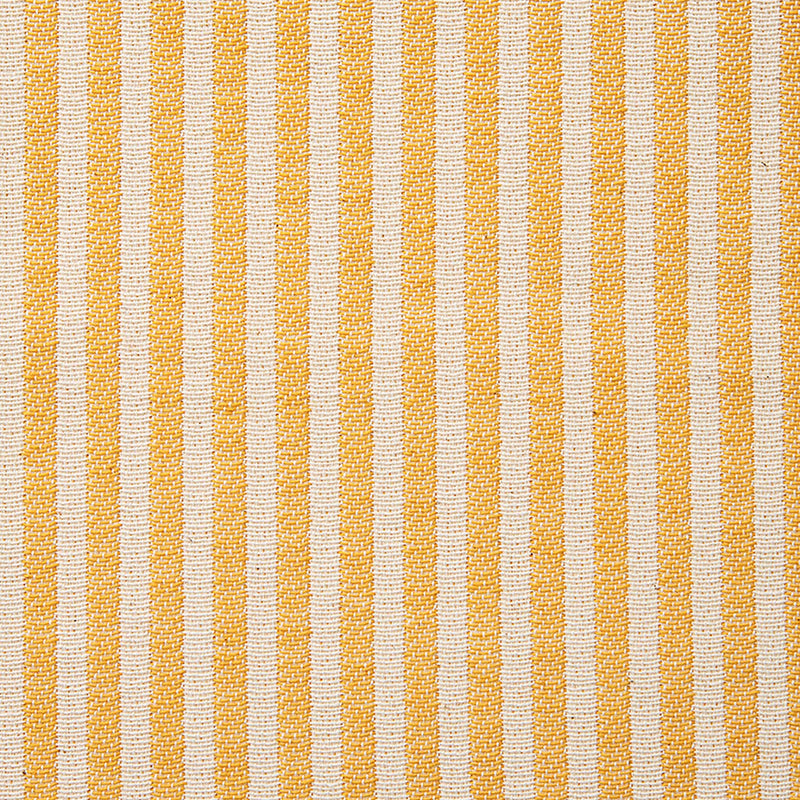 Harbour Stripe Mustard Cotton