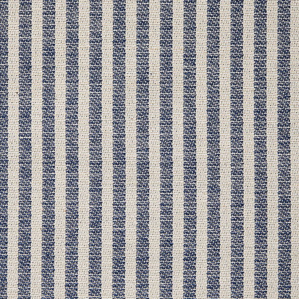 Harbour Stripe Navy Cotton Sample