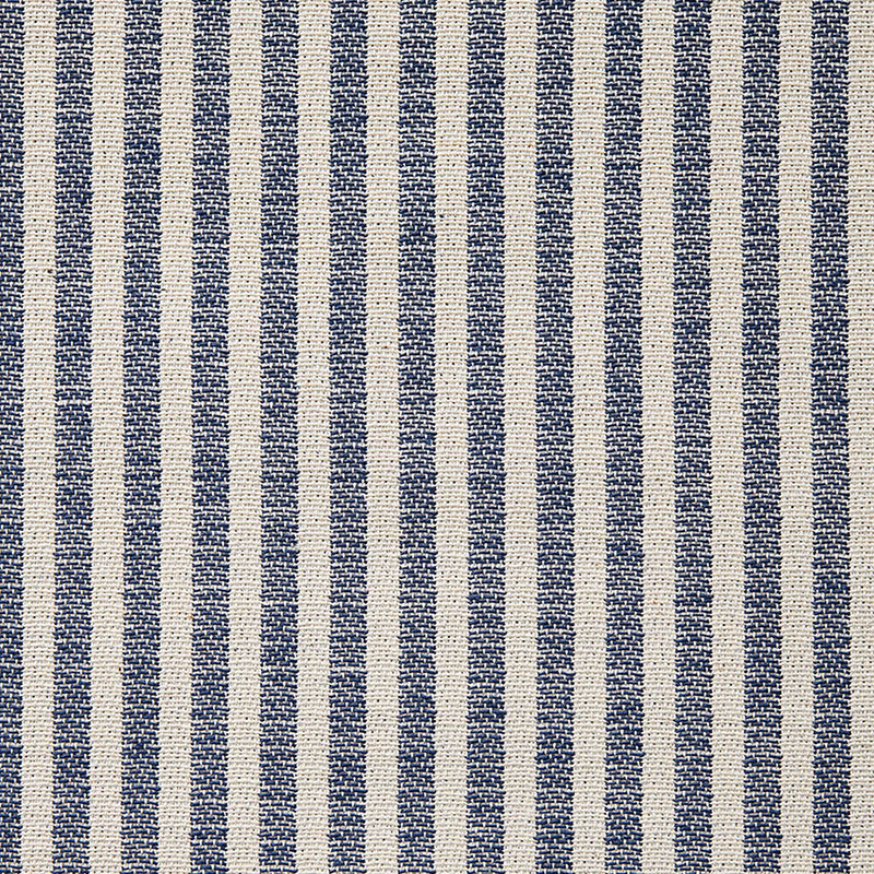 Harbour Stripe Navy Cotton Sample