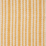 Pippy Scallop Stripe Mustard Cotton Sample