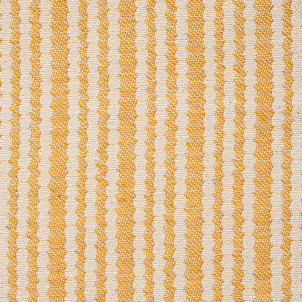 Scallop Stripe Mustard Cotton Sample