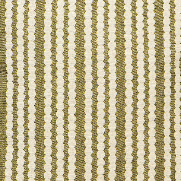 Scallop Stripe Sage Wool Sample