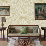 Damaskus Ochre Wallpaper Sample