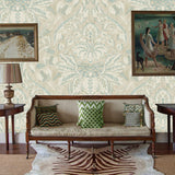 Damaskus Persian Blue Wallpaper Sample