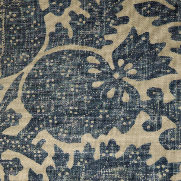 Pomegranate Grand Grasscloth Original Blue Wallpaper