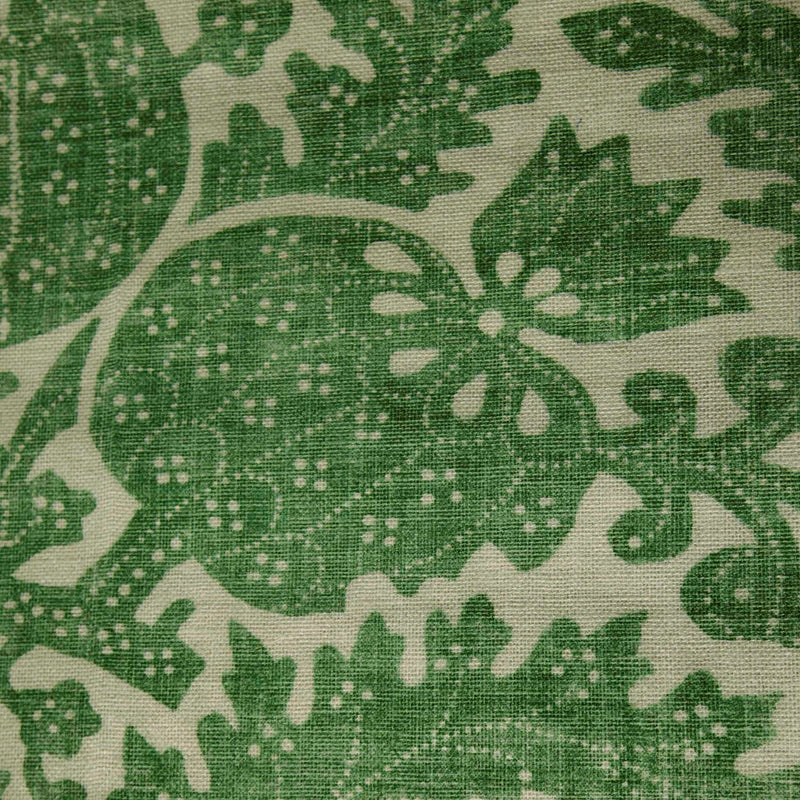 Pomegranate Grand Grasscloth Granada Green Wallpaper