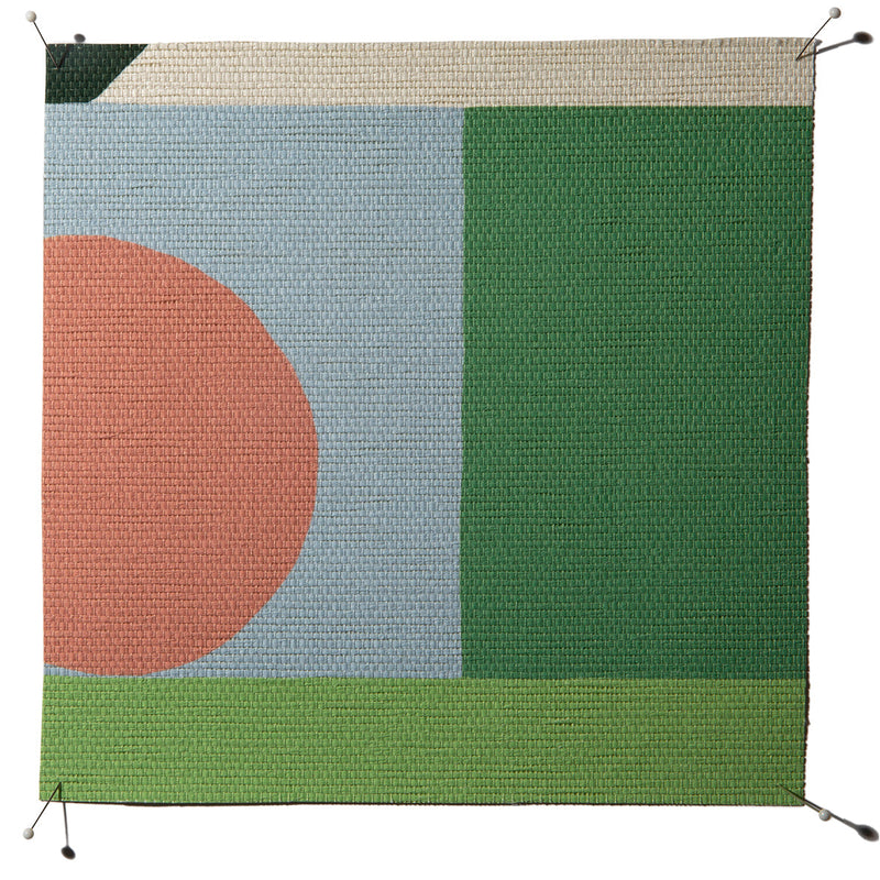 Condesa Paperweave Garden Wallpaper Sample
