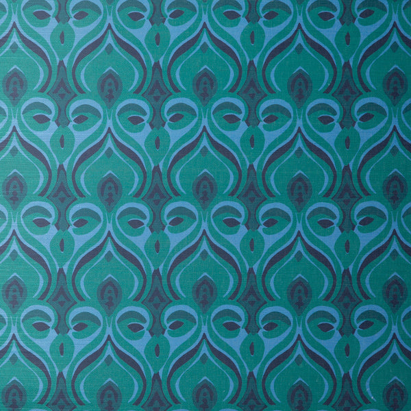 Khiva Grasscloth Jade Wallpaper