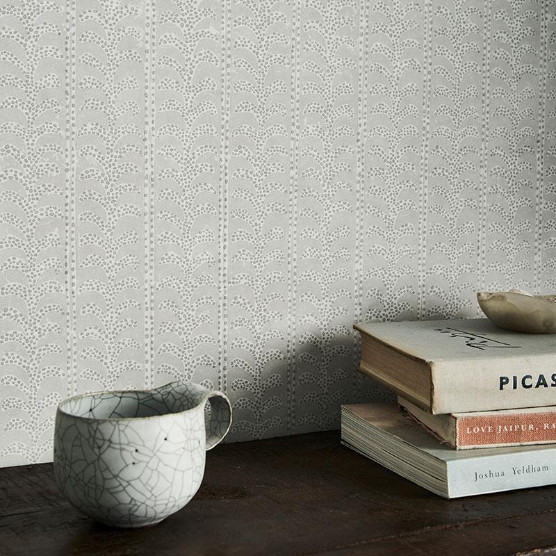 Luxor Pebble Wallpaper Sample