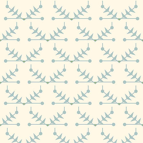 Atomic Trellis Light Blue Wallpaper Sample