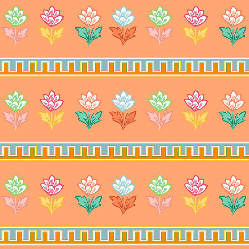 Elysium Peach Wallpaper