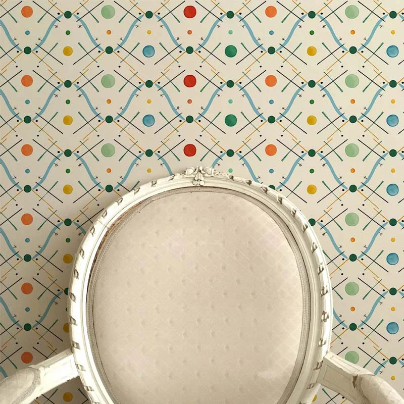 Improvisation 1 Blue Wallpaper Sample
