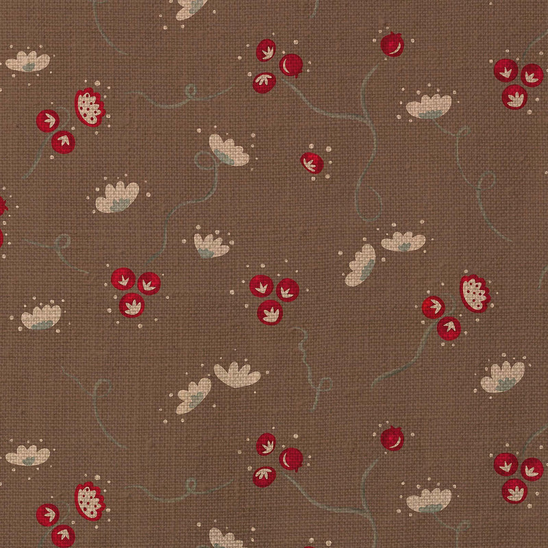 Olivia Brown Fabric Sample