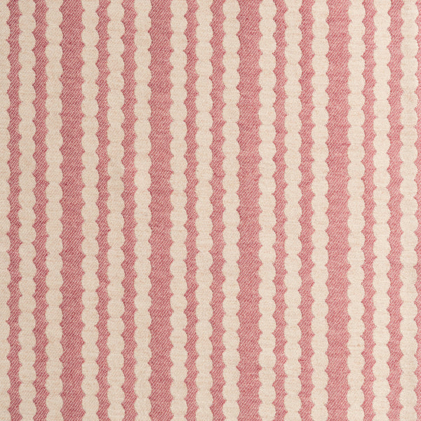 Pippy Scallop Stripe Rose Wool Sample